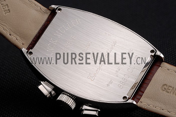 Franck Muller Casablanca White Dial Red Accent Number Tourbillon 41958