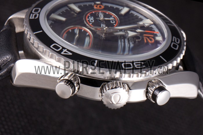 Omega Seamaster Planet Ocean Co-axial Black Case Black Dial 98101