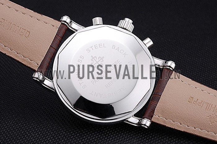 Patek Philippe Grand Complications Perpetual Calendar Stainless Steel Case White Dial Silver Chronograph 622264