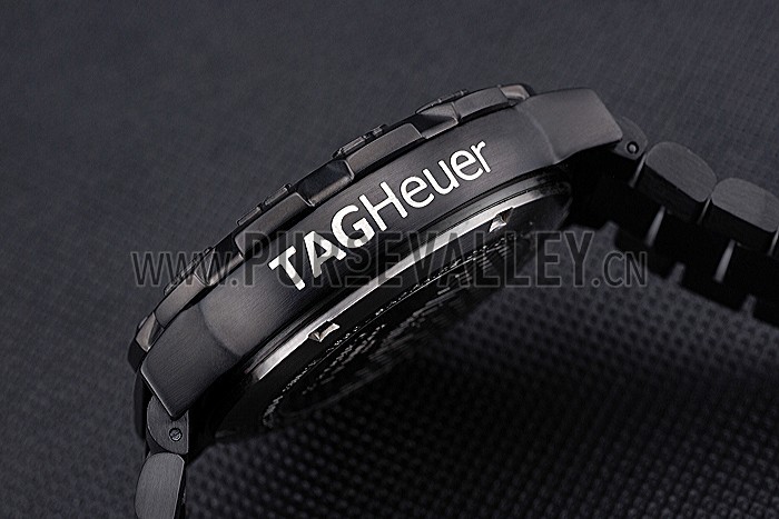 Tag Heuer Formula One Grande Date Black Dial Blue Numerals Ion Plated Steinless Steel Bracelet 622292