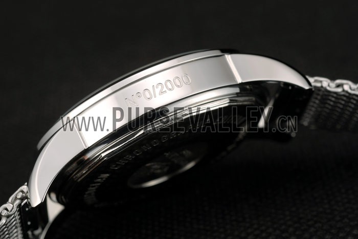 Breitling Transocean Stainless Steel Case Blue Dial