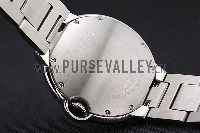 Cartier Ballon Bleu 42mm Black Dial Stainless Steel Case And Bracelet