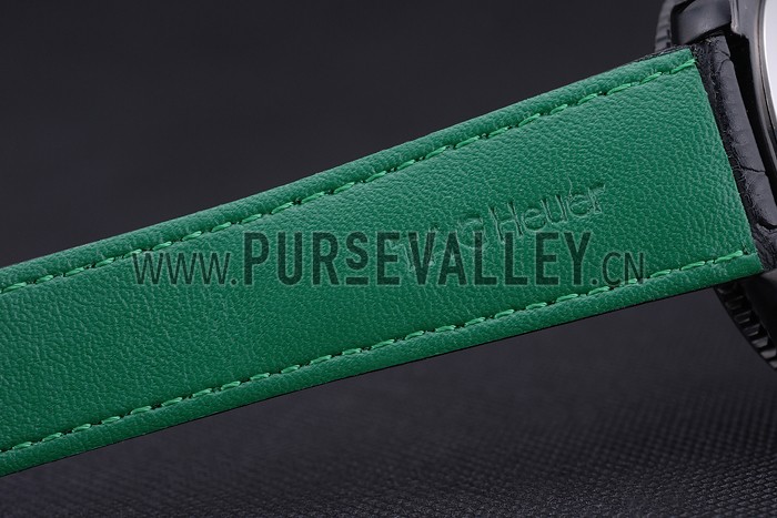 Tag Heuer Carrera Black Stainless Steel Case White Dial 98246