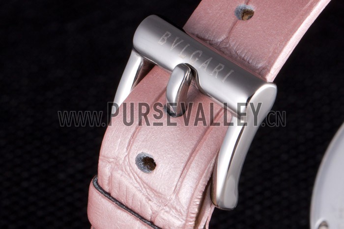 Bvlgari ZERO1 Butterfly Motif Light Pink Leather Band 621584