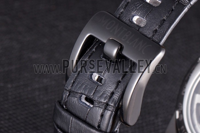 Montblanc Flyback Black Leather Band 621627