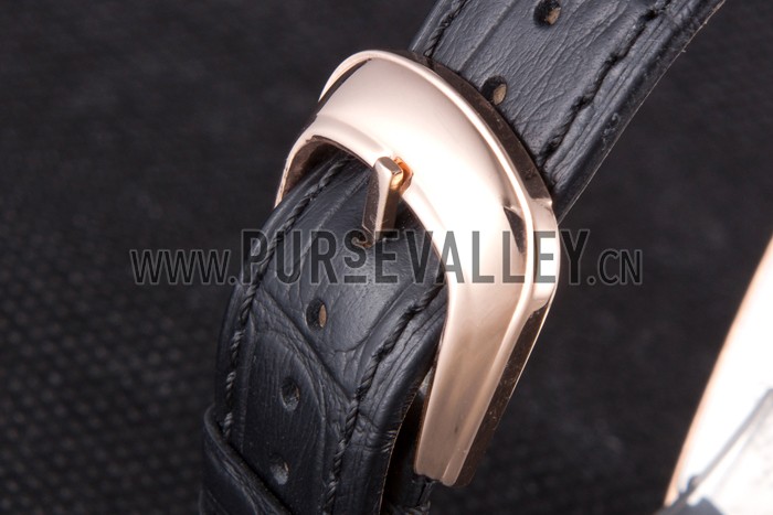 Franck Muller Casablanca White Dial Numbers Rose Gold Bezel 80304