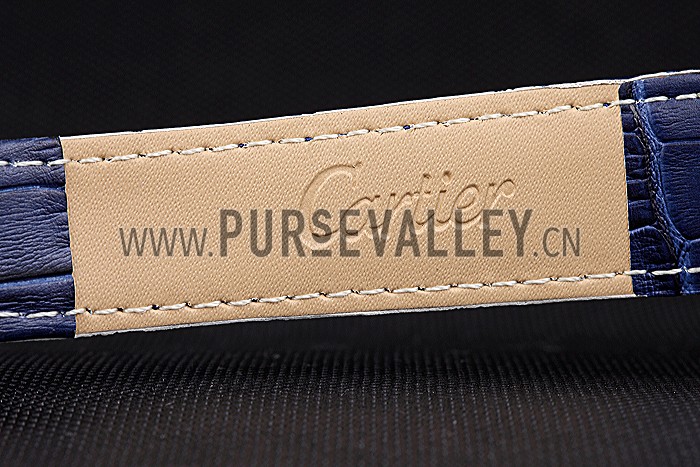 Cartier Rotonde Skeleton Flying Tourbillon Blue 621965