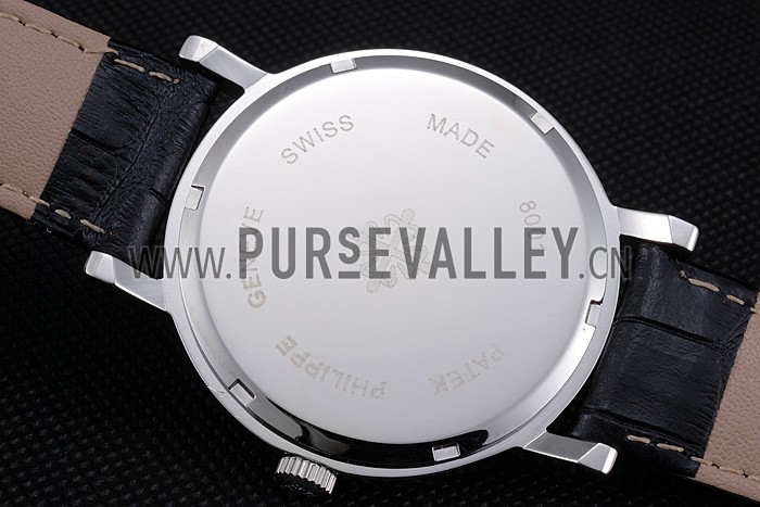 Patek Philippe Calatrava Stainless Steel Black Dial 621987