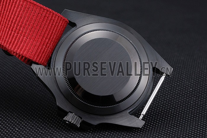 Rolex Stealth Submariner Red Nylon Strap 622010