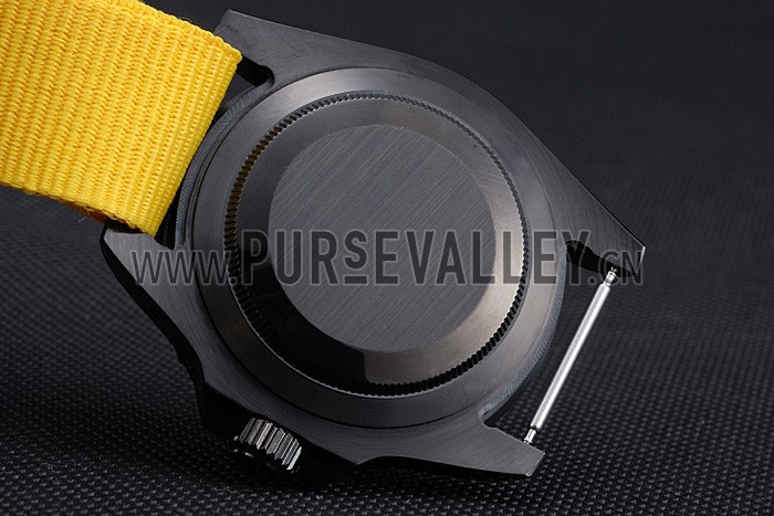 Rolex Stealth Submariner Yellow Nylon Strap 622012