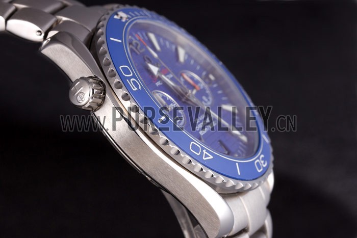 Omega James Bond Skyfall Chronometer Watch with Blue Dial and Blue Bezel om226 621378