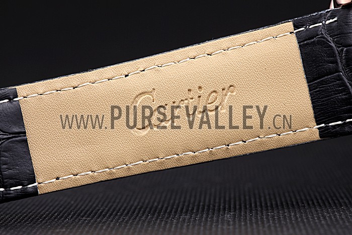 Cartier Rotonde Reversed Tourbillon White Dial 621949