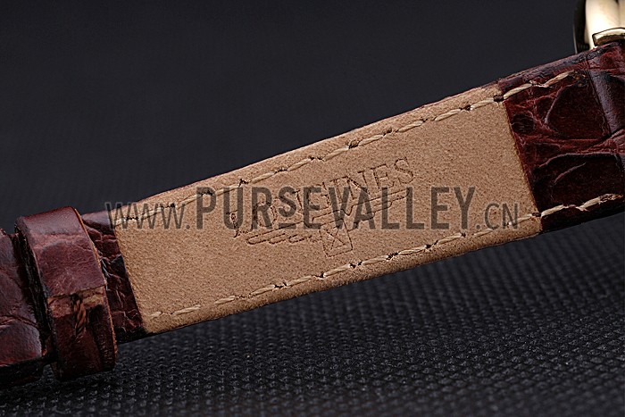 Longines La Grande Classique White Dial Brown Leather Strap Femme 622120