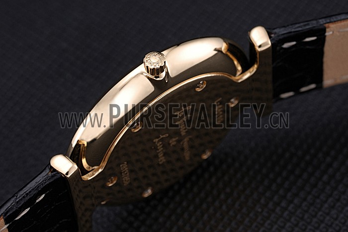 Longines La Grande Classique Champagne Dial Black Leather Band Homme 622123