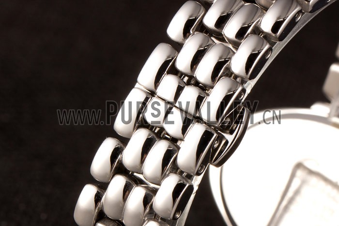 Cartier Baignoire Hypnose White Dial Diamonds Steel Case Steel Bracelet