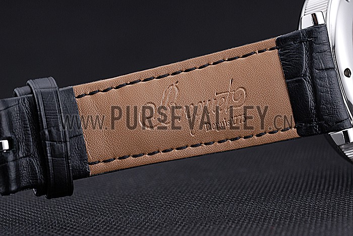 Breguet Classique Grande Complication Tourbillon Silver Case Black Dial Black Leather Strap 622212