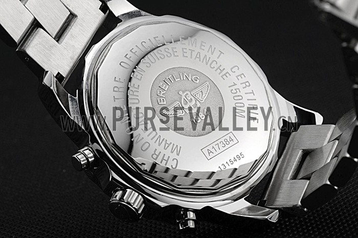 Breitling Colt Chronograph II Black Dial Stainless Steel Bracelet 622427