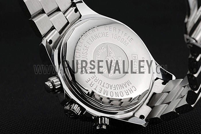 Breitling Superocean Chronograph II Black Dial Stainless Steel Bracelet 622428