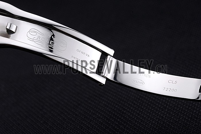 Rolex Plated Yellow Gold and Stainless Steel Link Bracelet 622485