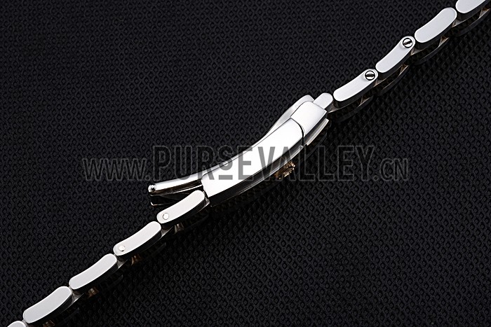 Rolex Plated Rose Gold and Stainless Steel Link Bracelet 622489