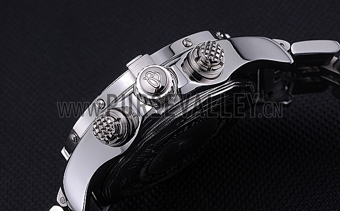Breitling Chronomat Evolution Black Dial Stainless Steel Bracelet 622515