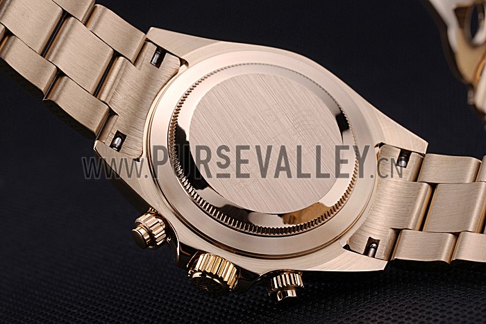 Rolex Cosmograph Daytona White with Black Subdials Gold Bracelet 622548