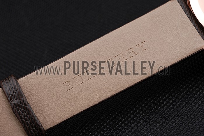 Burberry The City Classic Chronograph Black Dial Smoked Trench Bracelet 622573