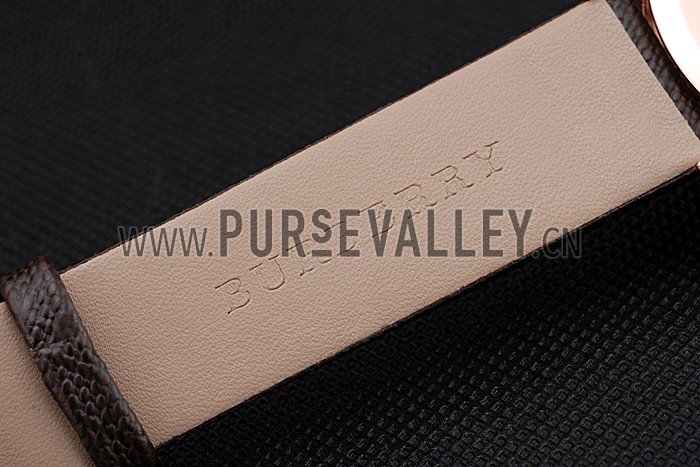 Burberry The City Classic Chronograph Silver Dial Smoked Trench Bracelet 622574