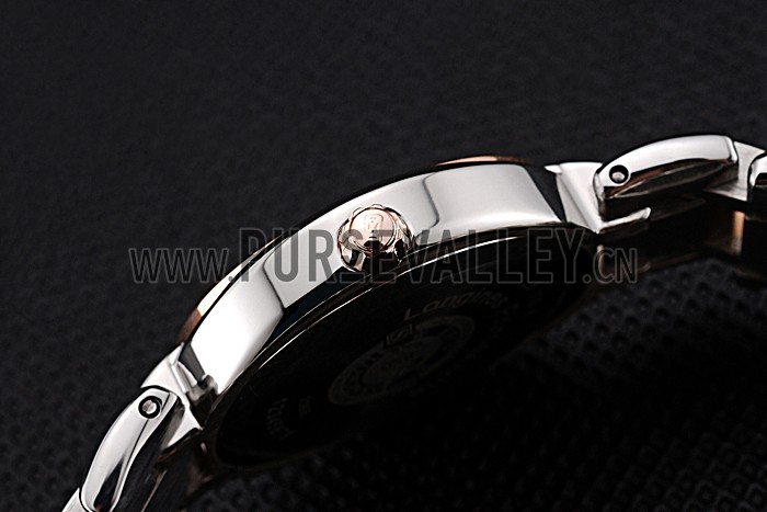 Longines PrimaLuna Stainless Steel And Gold Case Roman Numerals 622586