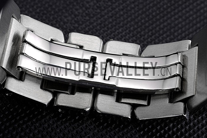 Cartier Tank MC Black Dial Stainless Steel Case And Bracelet 622698