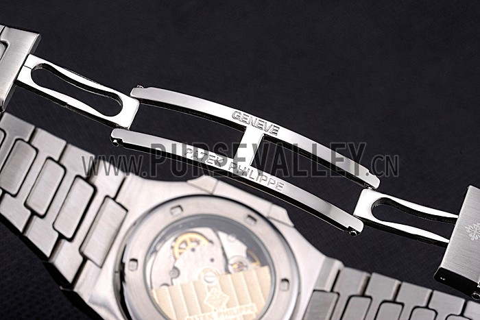 Patek Philippe Nautilus Black Dial Stainless Steel Case 622719