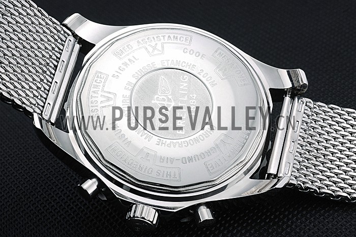 Breitling Navitimer Stainless Steel Strap Beige Dial