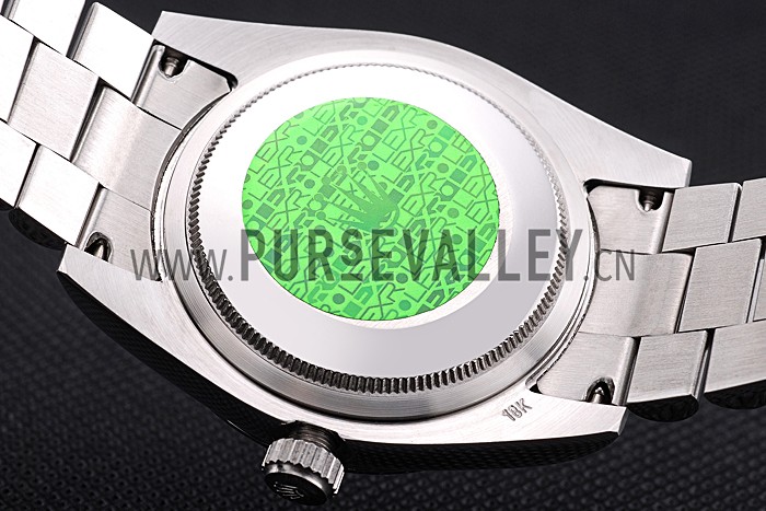 Rolex Day-Date Polished Stainless Steel Silver Dial