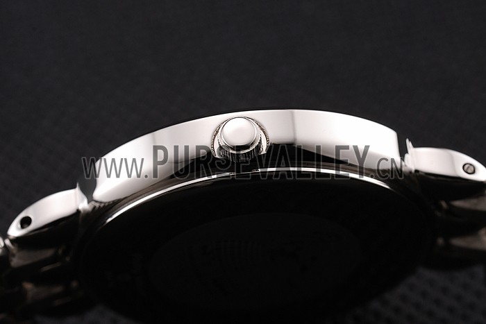Omega De Ville Prestige White Dial With Diamonds Stainless Steel Case And Bracelet