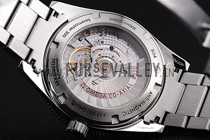 Swiss Omega Seamaster Black Dial Stainless Steel Case And Bracelet 622843