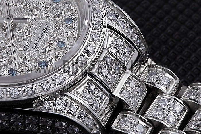 Swiss Rolex DateJust Diamond Dial Stainless Steel 622022