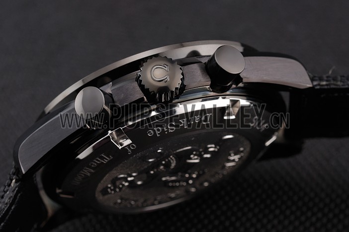 Omega Speedmaster Professional Apollo 13 Silver Snoopy Award White Dial Black Case Black Nylon Strap