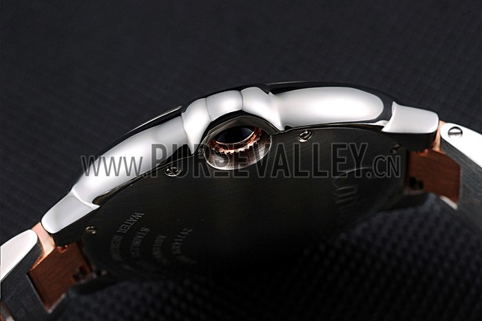 Swiss Cartier Ballon Bleu 42mm Silver Dial Stainless Steel Case Two Tone Rose Gold Bracelet 622875