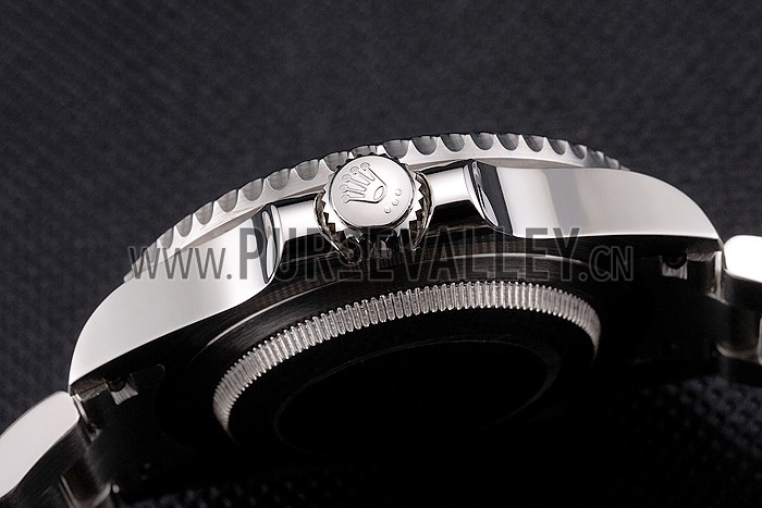 Swiss Rolex Submariner Silver Dial Diamond Markings Black Bezel Stainless Steel Case And Bracelet