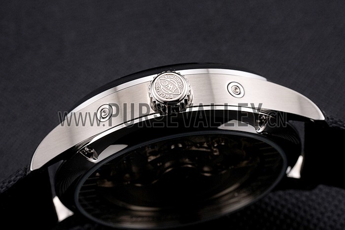 IWC Pilot Tourbillon White Dial Stainless Steel Case Black Textile Strap