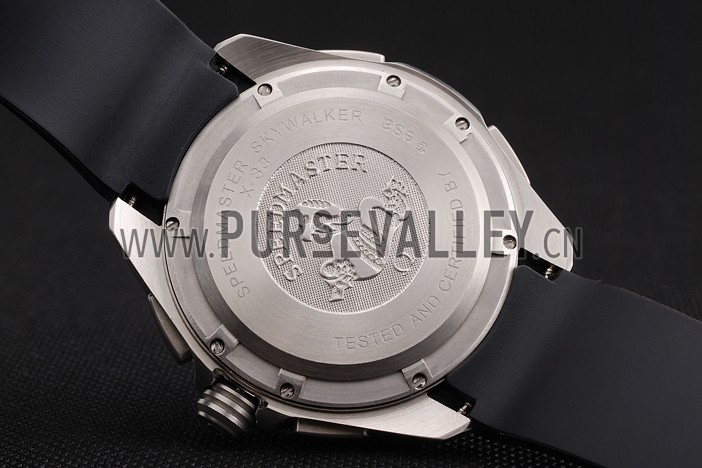 Omega Speedmaster Skywalker X-33 Black Dial Orange On Black Bezel Stainless Steel Case Black Rubber Strap