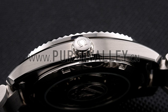 Omega Globemaster Silver Dial Blue Hands Stainless Steel Case And Bracelet