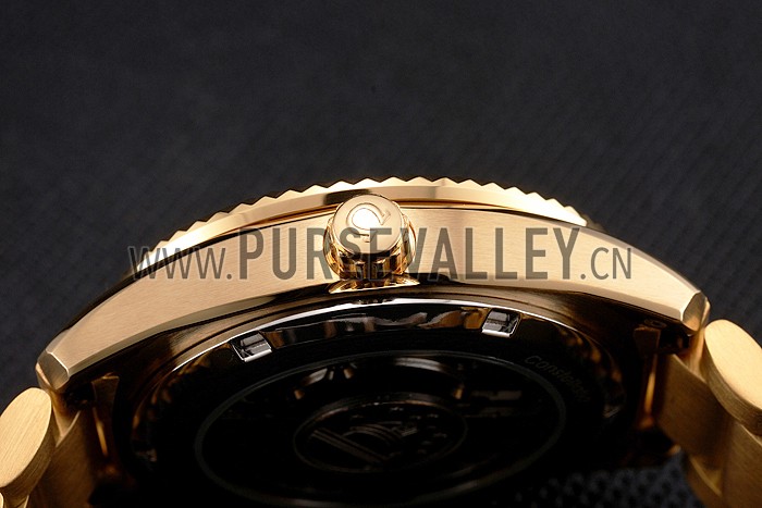 Omega Globemaster White Diak Gold Case And Bracelet