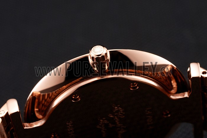 Swiss Longines Grande Classique White Dial Roman Numerals Rose Gold Case And Bracelet