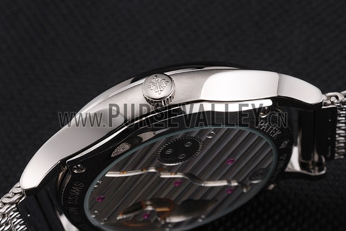 Patek Philippe Calatrava Small Seconds White Dial Stainless Steel Case And Bracelet