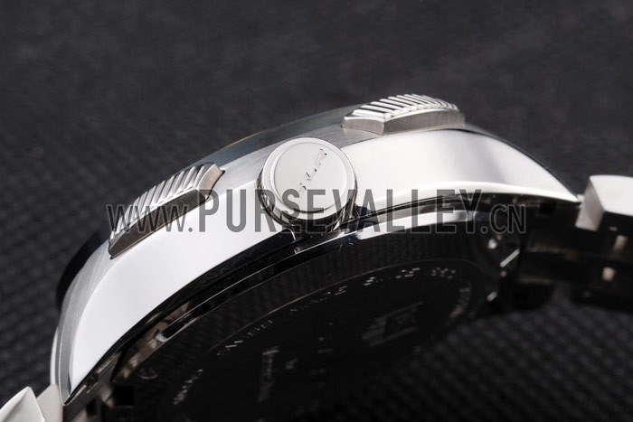 Tag Heuer Swiss SLR Tachymeter Bezel Stainless Steel White Dial