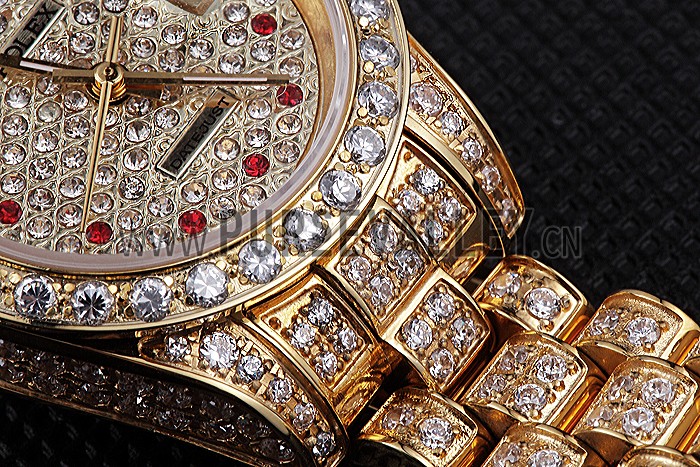 Swiss Rolex DateJust Diamond Dial Gold 622024