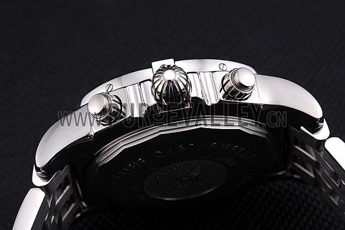 Swiss Breitling Certifie Stainless Steel Bezel Grey Dial 80287