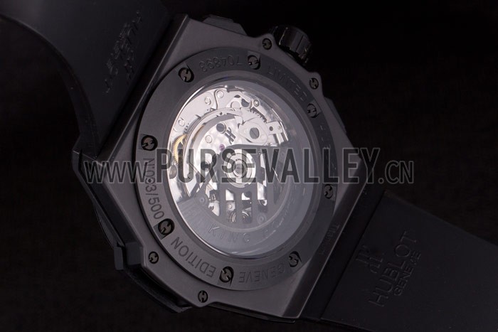 Swiss Hublot King Power Black Dial with Rubber Band shb10 621403