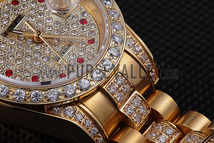 Swiss Rolex DateJust Diamond Dial Gold 622023